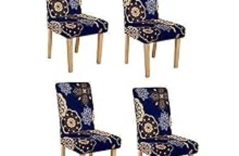 91.0% Off – Cortina Chair Cover Slipcover Chair Cover Washable Softness for Elastic Installation Chair Protector Spandex Pack of 6