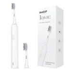 83.0% Off – beatXP Ionic Electric Toothbrush For Adults With 2 Brush Heads & 4 Cleaning Modes|Rechargeable Electric Toothbrush,White