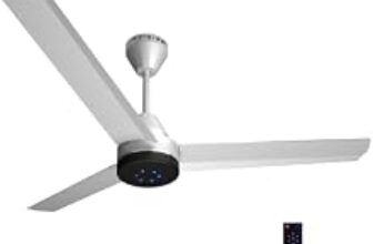 61.0% Off – Colorbot Stella BLDC Ceiling Fans 1200mm | BEE 5 Star Rated Power Saver | AeroQuiet+ Technology | 370 RPM | Remote Control (Boost, Timer, LED, Reverse Mode) | 4 Years Warranty (Arctic White)