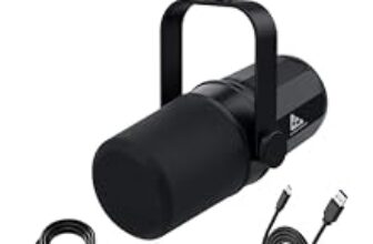 81.0% Off – Audio Array AM-C11 XLR/USB Dynamic Podcast Microphone | Built-in Monitoring | One Touch Mute and Volume Control | Premium Metal Build | 2M XLR & USB Cable | Streaming, Gaming, Podcasting, Singing