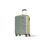 84.0% Off – Aristocrat Comet Cabin Polycarbonate Hard Case 8-Wheel Trolley Bag, Green | Durable Case, Lightweight, Combination Lock, Sturdy Zipper, Compact Travel Luggage, Spacious Interior, 3-Year Global Warranty