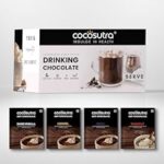 78.0% Off – Cocosutra Drinking Chocolate Mix | 4 Flavors | Swiss Vanilla, Mocha, Caramel and Hazelnut | Hot or Cold | 20 Single-Serve Sachets (20g Each) | Gluten Free | 400 g | Travel Friendly, Gluten Free & Vegan, Enjoy Hot or Cold, Diwali Gift Pack