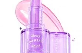 22.0% Off – Glamveda Glowy pH Jelly Balm 4g | pH Adapting Lip Balm with Custom Pink Tint | Hydrating Jelly Gloss Balm | Shimmer Lip Glow | Non-Sticky Lip Care