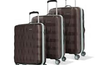 76.0% Off – Aristocrat Comet Set of 3 (Cabin+Medium+Large) Hard Case Trolley Bags,Brown | 8-Wheels, Durable Case, Spacious, Combination Lock, Sturdy Zipper, Lightweight Travel Luggage, 3-Year Global Warranty