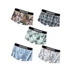 99.0% Off – MOKICHI Men’s Printed Boxer Briefs for Comfortable Everyday Wear | Stretchable Trunks with Soft Waistband | Stylish Printed Innerwear for Men | Pack of 5