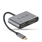 80.0% Off – Lapcare LC411 USB-C USB Hub/Docking Station(4-in-1) with 4K 30Hz HDMI, USB 3.0, VGA, Type-C Data, PD Charging, Type-C Plug for Laptop, Mac,PC