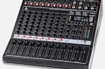 74.0% Off – Audio Array AM-Mix10 10-Channel Hybrid USB Mixer with10 Analog+2 Digital Channel (L+R), 48kHz/16-Bit DSP, +48V, USB-C Powered, AUX Sends, Built-In FX, XLR Outputs for Live, Studio & Podcast