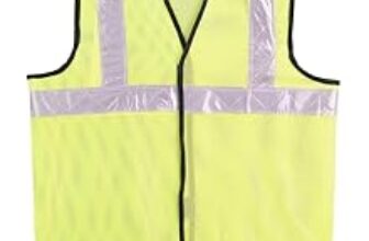 88.0% Off – Safety Jacket Reflective High Visibility use For Airport, Construction, Emergency, Landscaping, Paving,Traffic, Sanitation, Security Guard, Engineering jacket,60GSM Mesh, AK-605 (PACK OF 75)