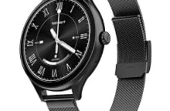 93.0% Off – Fire-Boltt Phoenix Air Smart Watch 1.26” Round Display, Rotating Button, Wireless Charging, Ultra Lightweight Metal Body, Bluetooth Calling, Smartwatch with Silicone & Mesh Steel Straps Onyx Black