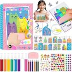 85.0% Off – SUPER TOY Rainbow Scratch Art Squeeze Dot Painting Kit for Kids, Rainbow Scratch Magic Paper DIY Postcard Activity Set, Magic Dot Scratch Painting Gifts for Girls and Boys