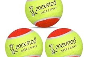 82.0% Off – Cockatoo Rubber Cricket Tennis Ball, Construction of Tennis Ball for Cricket for Optimal Performance,Suitable for All Skill Levels. (120 Gr Per Ball -Pack of 3-Yellow Orange)