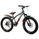 73.0% Off – Leader Speedy Bike 20T Kids Cycle with Front Suspension | DD Brake | Ideal 7-10 Years 20 T Fat Tyre Cycle – Matt Black