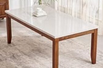 82.0% Off – Home Centre | Giza 8-Seater Dining Table | Faux Marble Top | Composite Marble Top | Grey | 1 Year Warranty