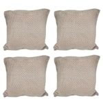 94.0% Off – House of Quirk Polar Fleece Fabric Cushion Cover with Zipper Pack of 4 (Khaki, 45 x 45 cm)
