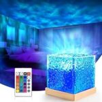 92.0% Off – Desidiya® Projector Lights Ocean Wave, Romantic Warm Ocean Wave Water Night Light Projector 3D Water Wave Effect, Romantic LED Light Projector Projection Lamps Crystal Table Lamp for Bedroom Decor
