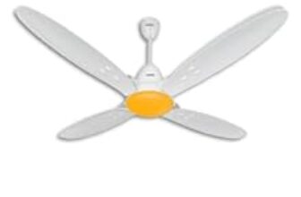 39.0% Off – USHA Bloom Lily Nova 4-Blade BLDC Ceiling Fan |100% Copper Motor |Bi-Directiona|RF Remote |Sleep, Boost & Timer Mode |Whisper-Quiet |Dust-Resistant |3Y Motor & 2Y PCB Warranty | White & Saffron Yellow