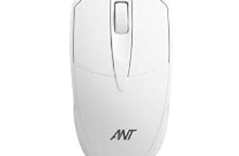 86.0% Off – Ant Globe 10 Wired Optical Mouse with 1200 DPI, USB Connectivity, Lightweight Design, Durable 3 Buttons, Compatible with Windows/Mac/Linux White