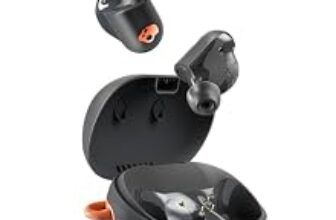 90.0% Off – Skullcandy Sesh ANC Active True Wireless Bluetooth Earbuds with 4Mic Active Noise Cancellation,48Hr Battery,IP67 Waterproof Sports Earbuds,Multipoint Pairing,Google Fast Pair,Spotify Tap–Black/Orange