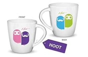 79.0% Off – Cello Melmoware Joycee Mugs, 200ml, Hoot Design, Pack of 1