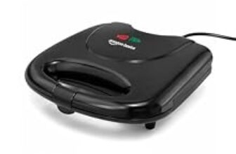 74.0% Off – Amazon Basics 2-Slice Sandwich Maker 750W | Non-Stick Coated Plates | Thermostatic Temperature Control | Cool-Touch Handle | Power & Ready Indicator Lights | Overheat Protection | Upright Storage Design | BIS Certified | Black