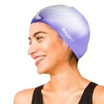 84.0% Off – Boldfit Swimming Cap for Men Silicone, for Women Unisex for Kids Boys & Girls, for Women Long Hair Head Cap Men Silicone Fabric, Easy Fit – WhitePurple