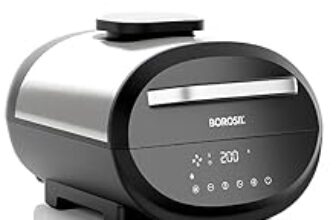 54.0% Off – Borosil Best 6.1 L Air Fryer | 4 in 1 Function with QuickFry Technology, Auto Off Function | Air Fryer for Bake, Grill, Roast, Reheat etc. | 90% Less Oil | 2 Year Warranty | Black