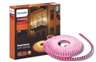 82.0% Off – PHILIPS FlexiShine 5 Meter Plug n Play LED Rope Light (Pink) – Waterproof (IP65 Rated) and Flexible