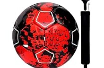 92.0% Off – M S Enterprises CR-7 Football Training Ball with Pump Free Size 5, Rubber Moulded Design Practice Match Play, Durable Surface Outdoor Ground Grass Turf Use, All Ages Skill Development Sports Gear