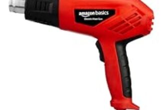 81.0% Off – Amazon Basics 2000W Heat Gun | Dual Temperature & Airflow Control | ABS Body | Heavy-Duty Hot Air Gun for Paint Removal, Plastic Welding & Shrinking | Red