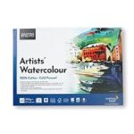 89.0% Drop – Brustro Artists Watercolour Paper Pad |100% Cotton, Cold Pressed, 300gsm, A3| 12 Sheets, Ideal for Professional Drawing, Painting, Dry & Wet, Fine Art Students