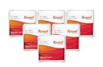 99.0% Drop – Royal Silky Tissue Paper Napkins | 420 Napkins | 70 Pulls X 6 Packs | Soft And Highly Absorbent Smooth Disposable Napkins | Hygienic White Napkins for Home, Office & Dining
