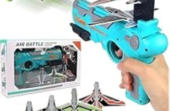 90.0% Off – Graphene Airplane Launcher Gun Flying Aeroplanes Toys for Boys Safe & Fun Shooting Guns for Kids 4 Paper Foam Gliders Air Battle Pistol Toy Gun Catapult Aircraft Ideal for Kids 3 4 5 6 7 8 Years
