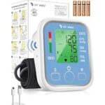 76.0% Off – DR VAKU® BP Monitor Fully Automatic Blood Pressure Machine to Check Digital Accurate Level for Home Monitoring Device with Talking Function,Large Display + Cuff Kit Best Accurate Apparatus Measurement- White&Blue