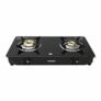 79.0% Off – Butterfly Bleu Ray 2 Burner Glass Top Gas Stove | Removable Drip Tray | Brass Burner Gas Stove with Tri‑Flow Jumbo Burner