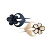 99.0% Off – Floral Hair Stick Pins, Navy Blue and Beige, Flower Design, Set of 2, Hair Accessories