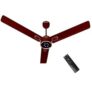 73.0% Off – INALSA BLDC Ceiling Fan 1200mm Aero Swift Luxe|Designer Fan with Remote Control Timer/Boost Mode|BEE 5 Star Rated Energy Efficient|Low Noise|Ultra High Speed|LED Indicator|3 Yr Warranty on Motor,Brown