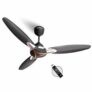61.0% Off – LONGWAY Zephyr 1200 mm BLDC Ceiling Fan with Remote Control | BEE 5 Star Rated Energy Efficient | Ultra High Speed 3 Blade Anti-Dust Decorative Ceiling Fan | 3 Years Warranty (1, Smoked Brown)