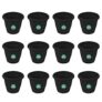 85.0% Off – TrustBasket UV Treated Plastic Round Pot (6 Inches) -Black Color – Set of 12