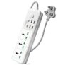 79.0% Off – Gizga Essentials Extension Board with USB, 2500W | 3 Universal Sockets & 6 Charging Ports (4 USB-A + 2 Type-C) with Surge Protector | Child Safety Shutters | 2M Power Cord