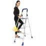 93.0% Off – PAffy Premium Light Weight Aluminium Heavy Duty Folding Step Ladder – Maple 5 Steps with 7 Years Warranty * Made in India