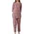 88.0% Off – Graviteee Women’ Cotton Night Suit Top and Pajama Set | V-Neck 3/4th Sleeve Kurti With Palazzo Set for Casual Party Festival Wear | Straight Printed Kurta Pants Set For Girls