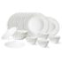 67.0% Off – Larah By Borosil Herbs Opalware Leaf Dinner Set, 21-Pieces, White