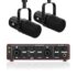 91.0% Off – Audio Array AI-06 Streaming Audio Mixer Sound Card | XLR, 1/4″ & line in | PC/Phone RGB Mixer with Volume Fader, Individual Control, Mute and Monitoring, 48V Phantom Power | Stream, Podcast & Karaoke