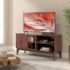 88.0% Off – Amazon Brand – Solimo Ashburn Engineered Wood TV & Entertainment Unit with 5 Shelves, Asian Walnut