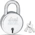 80.0% Off – Link® Hi-Tech 60mm Padlocks 5Pcs-Set | Stainless Steel Body | Hardened Shackle | 3 Silver Keys with Hi-Tech Nickle & Keychain | Made in India| 3Keys for Each Padlock