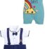 90.0% Off – BabyGo Baby Half Sleeve Rompers 100% Cotton Rompers for New Born Baby Boys|Daily Suits for Baby Boys & Girls| 6X9M|NAVY-GREEN1|Onesies| Infant Clothes | Pack of 2